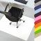 Office Marshal® Bodenschutzmatte in Trendfarben | 75 x 120 cm für Hartböden | ohne schädliche Weichmacher und PVC | Größe und viele Farben zur Auswahl (Semi-transparent/Milchig)