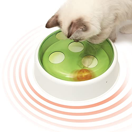 catit Ball Dome, interaktives Spielzeug für Katzen, mit Ball