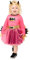 amscan- Costume d'halloween Batgirl rose-2-3, 9909327, Rose, 2-3 Ans