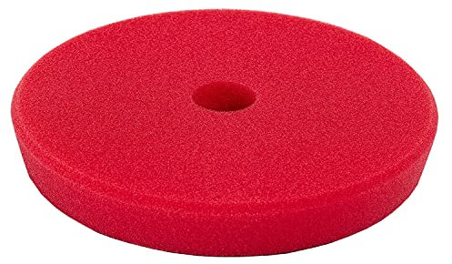 POLYTOP Cutting Pad Excenter rot 140 x 25 mm - Polierpad für Exzenter Poliermaschinen - Auto Politur Zubehör