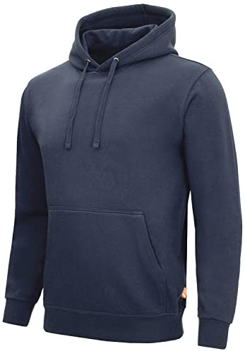 Nitras MOTION TEX LIGHT 7025 Arbeits-Kapuzen-Pullover - Pulli mit Kapuze - Hoodie für die Arbeit - Marineblau - XL