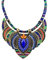 YAZILIND Bohemian Halsketten Ethnic Style Chunky Colorful Ethnic Festival Tribal Perlen Bib Kragen Choker Kostüm Halskette Schmuck (#2)