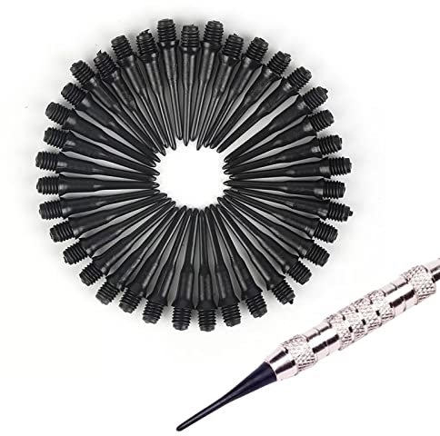 Dartspitzen Kunststoff,Dartpfeil Spitzen Schwarz,Dartspitzen Dart Spitzen Plastik,Dartspitzen Kunststoff,Softdarts Spitzen,Dartpfeile Spitzen aus Plastik