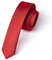 Enlision Krawatte Rot Schmal Seide Krawatten für Herren Einfarbig Schlips Herren Hochzeit Party Krawatte 4cm Formelle Elegante Business