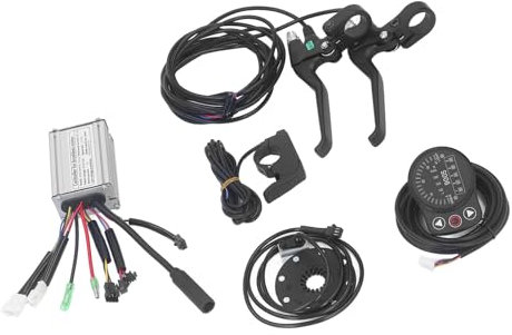 Elektrofahrrad-Umrüstsatz, 250 W DC36 V 48 V 15 A Sinus-Elektrofahrrad-Controller, LED900S-Anzeige, Messgerät, 109 R, Daumengas, 8 C, Geschwindigkeitsassistent-Sensor, Bremshebel