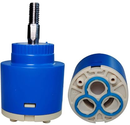 35 mm Keramik-Wasserhahn-Kartusche, 35 mm Wasserhahn-Kartuschenersatz für Einhand-Küchenwaschtisch-Duscharmaturen, Keramik-Wasserhahnventil