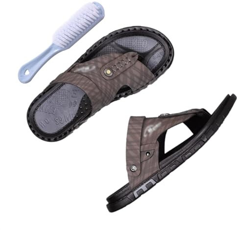 Sommer-Reise-orthopädische Flip-Flops-Männer, Herren Bunion Relief Guide rutschfeste Orthopädische Sandalen Mit Offenem Zehenbereich, Strand Ring Orthopädische, Geschenk Für Papa(Color:Grey,Size:42 E