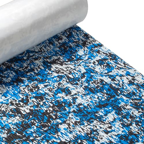 FOCEAN Boat Flooring - EVA Foam Boat Decking - Marine Flooring Marine Mats for Boats RV Yacht Kayak, 94.5''x 15.7'', Speed Blue