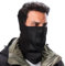 Dwenarry Halbe Sturmhaube Winter Ski Balaclava für Herren und Damen, Skimaske Schwarz Gesichtshaube für Outdoor Sports