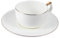 FUNOMOCYA 1set Tazza Da Caffè Ceramica Con Piatto Tazza Semplice Porcellana Per Cappuccino Latte Tè E Bevande Varie Per Casa E Caffetterie