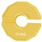 F Fityle Gym Micro Plate Weight Lifting Plate Compact Add-on Change Weight Plate Dumbell Weights for Micro Loading Fitness Enthusiasts, Yellow, 0.5kg