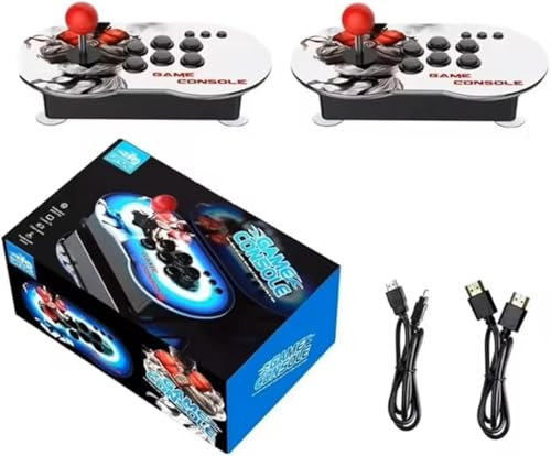Wonduu Consola Arcade Retro MT6 - Más de 15,000 Juegos en 4K HD | Joystick Doble | HDMI | Plug & Play | Compatible con PS1 y Más