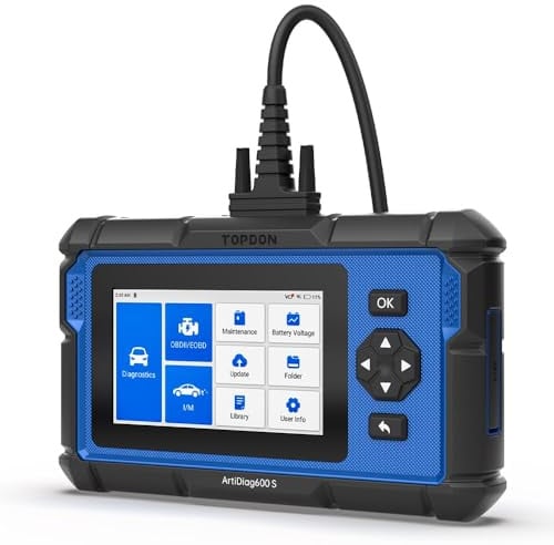 TOPDON AD600S OBD2 Diagnostica Auto per 4 Sistemi Motore/ABS/SRS/Cambio