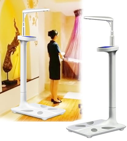 Advanced Digital Medical Scale: Ultrasonic Body Height Weight & Fat Analyzer for Fitness Goals (11~440 lbs)