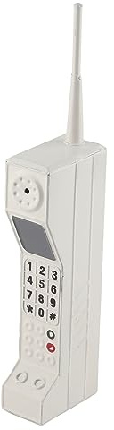 Vintage Retro Cell Phone Model Iron Brick Decorative Prop | Nostalgic Decor for Photography Props, Stage Styling, Vintage Iron, Old School Retro Mobile for Home Desktop Display