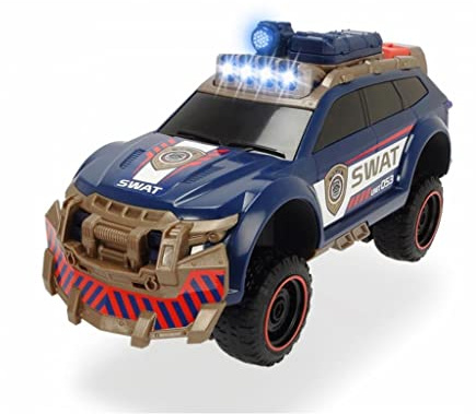 Dickie Toys 203308380 City Protector SWAT-Einsatzfahrzeug mit Verwandlungsfunktion, 33 cm