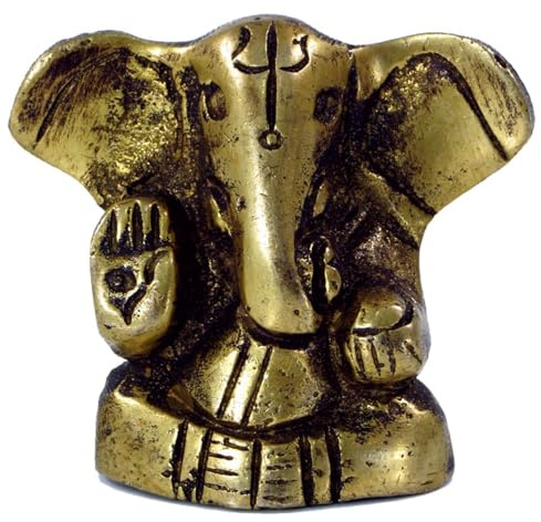 GURU SHOP Baby Elefant Talisman aus Indien 3,5 cm - Motiv 2