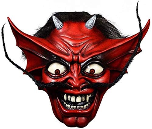 Trick Or Treat Studios Iron Maiden Number of the Beast Devil Adult Latex Costume Mask