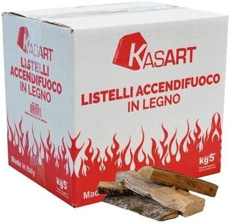 Leiste aus Holz Feueranzünder 5 kg Anzünder Kamine Grillofen Box