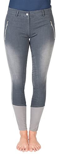 PFIFF 102682 Reithose 'Jaluna' Damen Grip Vollbesatz, grau 48