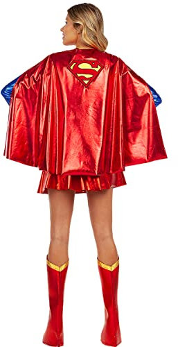 Funidelia | Supergirl Umhang 100% OFFIZIELLE für Damen Kara Zor-EL, Superhelden, DC Comics, Zubehör für Kostüm - Lustige Kostüme für Deine Partys