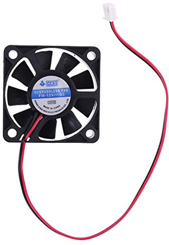 luosh Ventilateur de Refroidissement, DC 12V 0.12A 2-Pin PC CPU System Fan Brushless Cooling Fan 5010, 50x50x10mm