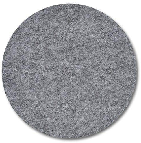 Zeller 27046 Platzset, Filz, grau, ca. Ø 38 cm