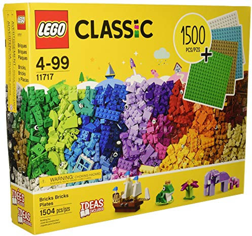 LEGO Classic Bricks Bricks Plates 1504 Pieces with Plates Included