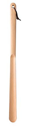 CIEEIN CIEHT Chausse-pied en bois massif à long manche Couleur du bois 50cm de longueur