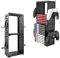 Feiuan Game Storage Tower for PS5 PS4, Double-Layer Multifunctional Organizer 24 Game Disc Boxes,4 Game Controller Holder for PS4 Slim Pro, X-Box One Slim/X-Box Series X, NS Switch