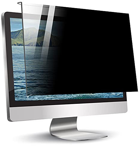 JANEFLY 17-32 Zoll Computer-Blickschutzfolie, Anti-Blaulicht Anti-Glare Einfaches EIN-/Ausschalten Abnehmbarer Acrylfilter für Widescreen-Monitor (16:9, 16:10 Seitenverhältnis),23in(524 * 306mm)