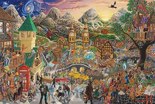 PUZZLECABIN Puzzle 6000-teiliges Spielzeug-Freizeitpark-Puzzle für Erwachsene. Anspruchsvolles Puzzle-Geschicklichkeitsspiel für die ganze Familie