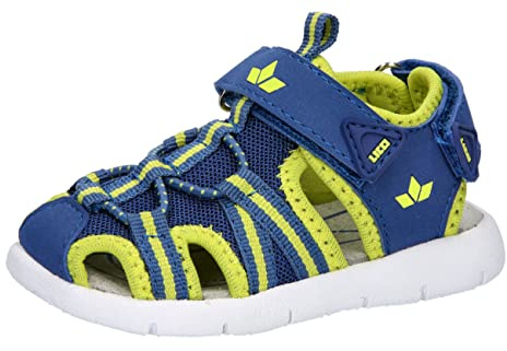 Lico Nikita VS Lauflernschuhe, blau/Lemon, 29 EU