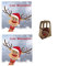 Generisch Servietten 40 Stück Frohe Weihnachten - 3-lagig, Motiv Rentier, Mini-Geschenktasche, Weihnachten
