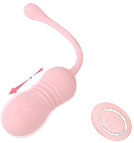 TYDAY Tragbar Bullet Vibrator mit 8 Teleskopmodi Und 8 Vibrationsmodi Vibrator Klitoris Stimulator Vibrierende Ei G-Spot Wireless Remote Wearable Dildo Vibrator Sexspielzeug für Paare Frauen