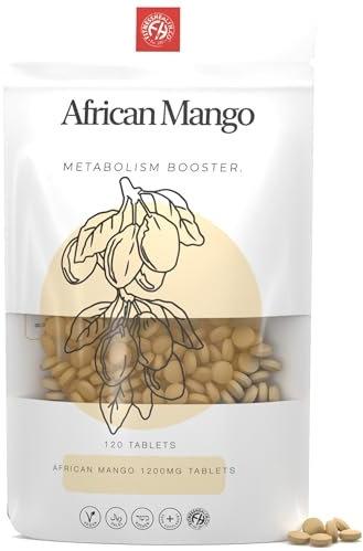 Fitness Health African Mango Advanced 1200mg 60 Tabletten | Hohe Nahrungsfaser Unterstützung für Frauen und Männer | Irvingia Gabonensis Nahrungsergänzungsmittel