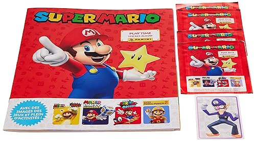 Super Mario Playtime Sticker Collection Starter Pack (französische Version)