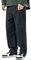 Sawmew Herren Jeans Hosen Y2K Baggy Hip Hop Jeans Gerades Bein Gewaschene Vintage Denim Hosen Teenager Jungen Skateboard Hosen Streetwear (Color : Black, Size : L)