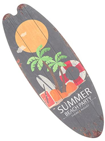 Garneck Feiertagsdekorationen Hängendes Surfbrett Surfbretter Zum Dekorieren Wanddekoration Zum Thema Strand Metallschilder Surfbrett-strandschilder Draussen Meer Tor Hölzern Strandurlaub