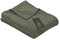 Ibena Kuscheldecke Olbia 130x180 cm - flauschig, warm & waschbar, Fleecedecke Oliv einfarbig