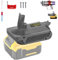 V10 Adapter for Dewalt 18V 20V Li-ion Battery to for Dyson V10 Battery&Work for Dyson V10 Cyclone Animal Absolute Fluffy Motorhead SV12 Vacuum Cleaner with Trigger Lock&Screwdriver(NOT FOR V8 SV10)