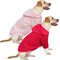 HuaLiSiJi Hunde Hoodie Groß Hund Kapuzenpullis Hundepullover Grosse Hunde Hundepullover Groß, Warm und Leicht, Mit Einer Weichen Textur, Leicht zu Tragen und Hellen Farben (5XL, Rosa+Rot)