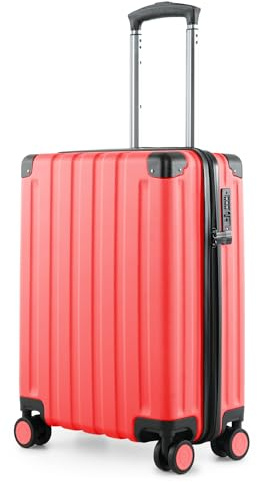 Hauptstadtkoffer Q-Damm Handgepäckkoffer (54x37x21 cm) 38 L, Koralle | ABS-Hartschale · TSA-Zahlenschloss · Erweiterbar · 4 Rollen · Austauschbare Ersatzteile · Kabinengepäck · Wochenendtrip