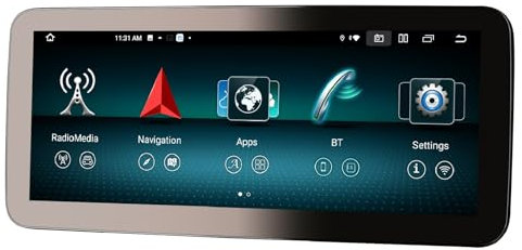 12,3 Qualcomm 8 Core 8GB+128GB Android 14 DAB+ Autoradio per Mercedes BENZ A/GLA/CLA/G-Classe W176 X156 NTG 4.5/4.7 GPS Navigatore CarPlay Android Auto WiFi 4G Bluetooth 5.1 USB CANBus COMAND 2K IPS