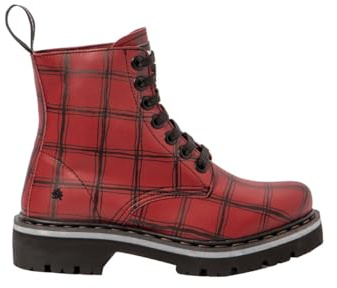 ART Unisex 1166 Marineblau Oxford-Stiefel, Rot (Red Tartan), 42 EU