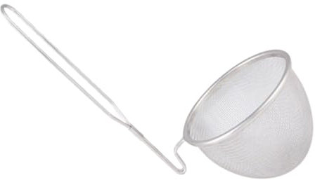 PRETYZOOM 1 Pc Colador De Acero Inoxidable Cuchara Para Espumadera Espaguetis Skimmers De Colador Freidora Casera Alimento Pasta Al Huevo Skimmer Ranurado Filtrar Largo Conectar