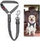 Dog Seat Belts For Cars Uk Headrest Dog Car Seat Belt Adjustable Dog Car Harness Pet Seatbelt Anti Shock Elastic Puppy Restraint Strong Leash Leads For Dogs Safety (GREY)