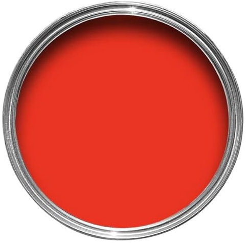 Be-creative Pot de peinture en métal résistant Rouge 20 l Finition émail brillant Formule anti-rouille Haute durabilité Séchage au toucher 6 heures Peinture pour métal Peinture bois