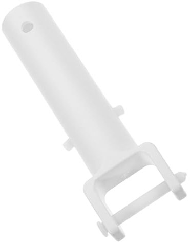 ANDRESLAD Mango Reemplazo para Limpiafondos De Piscina Accesorio De Plástico Ergonómico para Succión y Limpieza del Fondo Fácil Instalación Blanco
