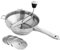 Máquina de hacer puré, robot de cocina manual, máquina de puré, manivela picadora, pasapurés para tomates, pasapurés para patatas, triturador ergonómico, pasapurés para salsa